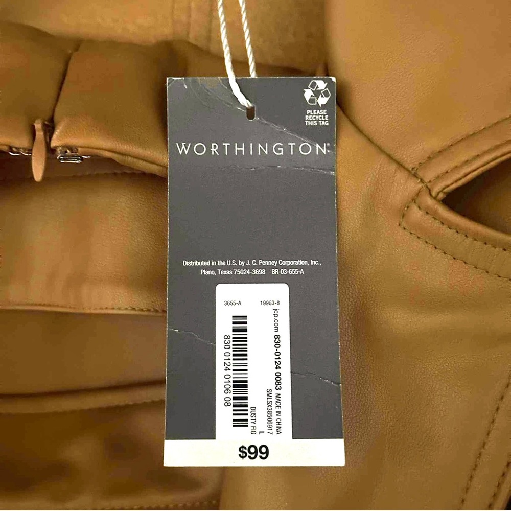 HP🎉 NWT Worthington Leather Jacket - Picture 2 of 6